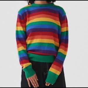 Rainbow Sweater Lazy Oaf